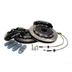 Custom-Made Rear Big Brake Kit, 4 to 6-Pot, 286 to 405 mm